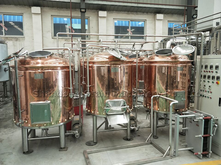 400L Copper Pub Brewery System In Engalnd
